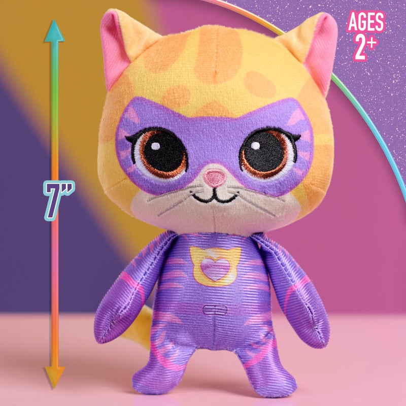 Just Play Disney Jr. SuperKitties Small 8-inch Plush Sparks Stuffed Animal, Su-Purr Wild Outfit, Kitten, Toy for Fans, Girls, Kids, Ages 2 and Up by Just Play, Kids Toys for Ages 2 Up by Just Play - Image 5