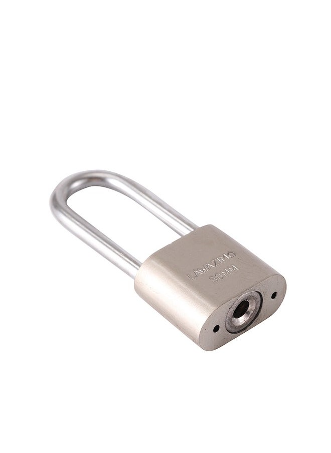 LAWAZIM Long ring padlock  | Outdoor Padlock Weatherproof Heavy-Duty Locks for Gate Fence Hasp Cabinet Toolbox School Gym Locker  - Image 2
