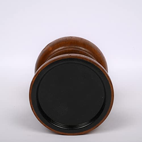 EDHAS Natural Mango Wood Candle Holder That Will Look Amazing in Your Home, Kitchen, Dining Room, or Bedroom (4" x 4" x 4”) - Image 3