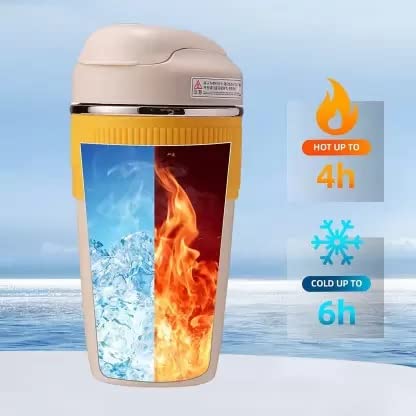 daiDokoro Double Wall Insulated Leak Proof Travel Coffee Tumbler with Inbuilt for Hot/Cold Drinks - (480 ML, Fern Green) - Image 2