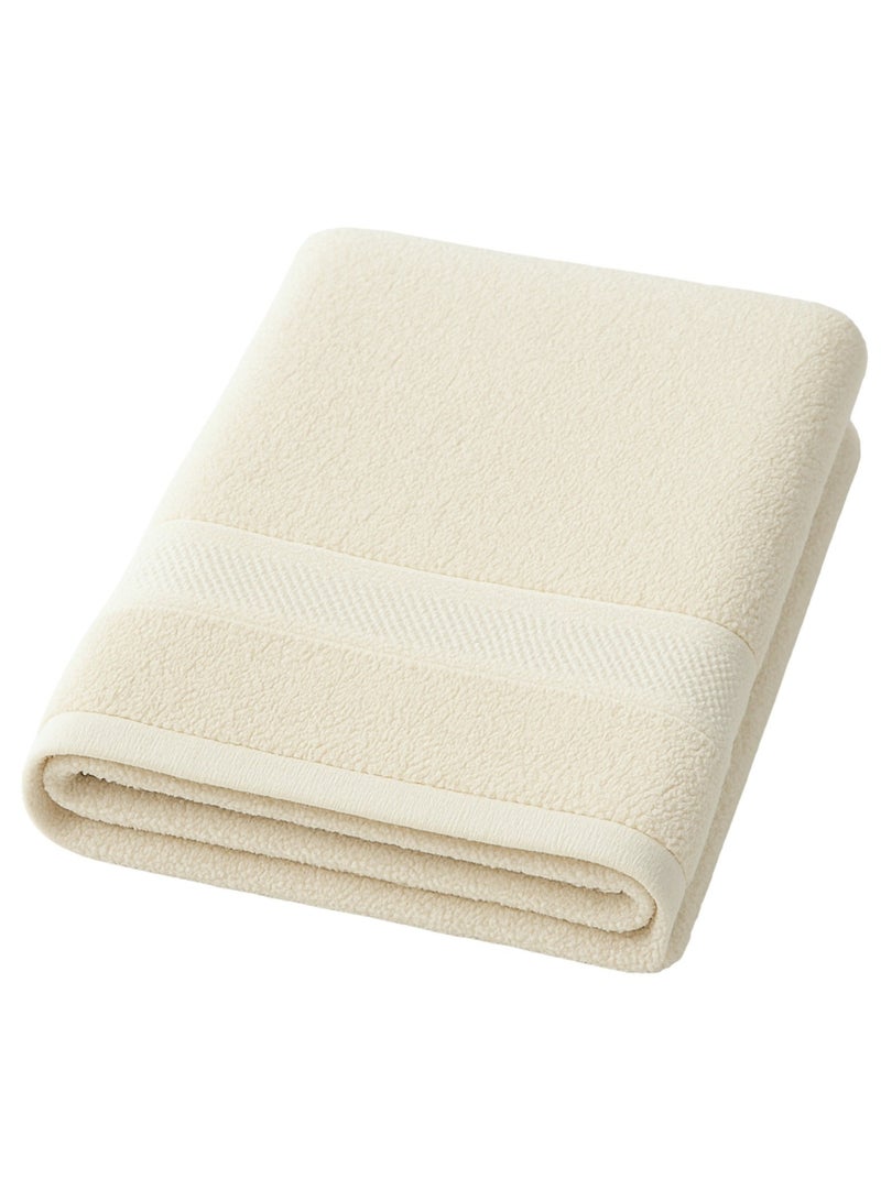 ATEN Homeware 1 Piece Luxury Egyptian Cotton Hand Towel - 1 Ultra Soft Towel 50 x 90 cm - Highly Absorbent, Quick Dry Towel, Suitable for Kids and Adults (Cream) - Image 1