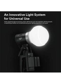 Godox Godox ML-CD15 Diffusion Dome with 3 adapters, Flash Light Diffuser, Compatible for Godox V1 Series ML30 ML60 ML60BI AD200 AD200PRO AD300PRO AD400PRO V1S V1C V1N V1F V1O V860III-S TT685S TT660S  - Image 4