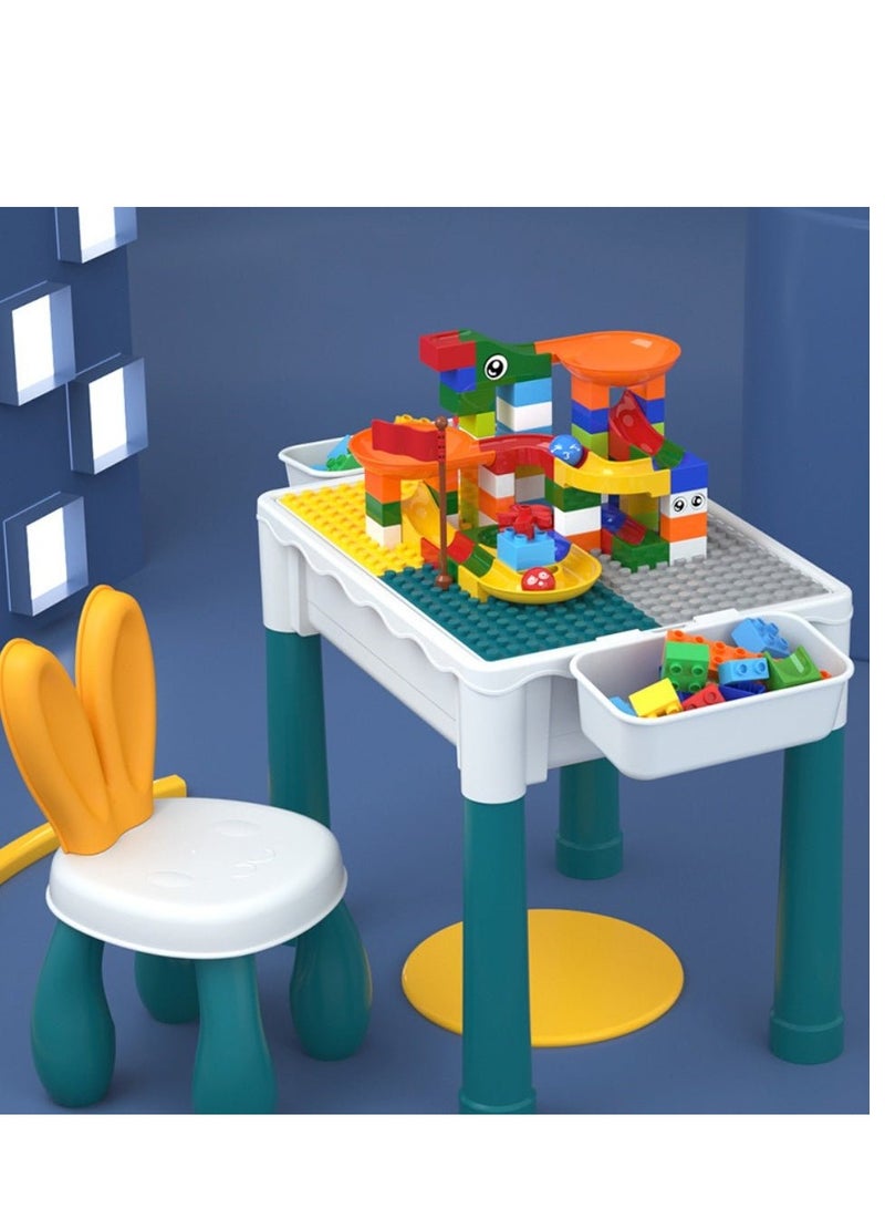 2-in-1 Cube Table and Educational Desk for Kids 114 Pieces - Image 3