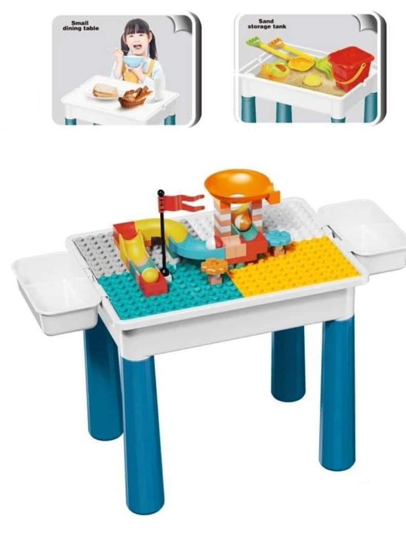 2-in-1 Cube Table and Educational Desk for Kids 114 Pieces - Image 5