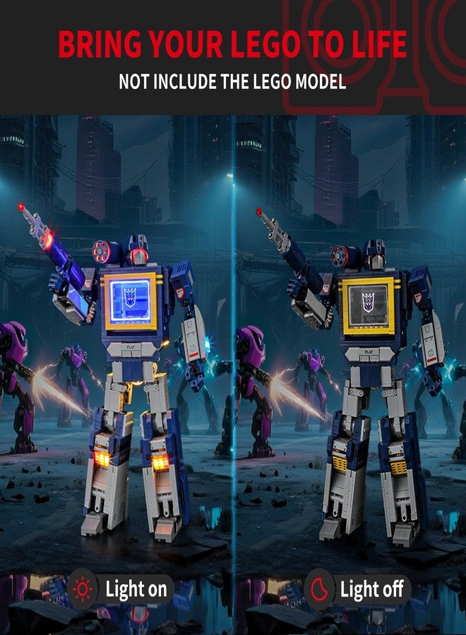 BRIKSMAX 2.0 Light Kit for Lego-Transformers: Soundwave -Innovative Led Lighting Compatible with Lego Icons 10358 - Not Included Model Set - Image 2