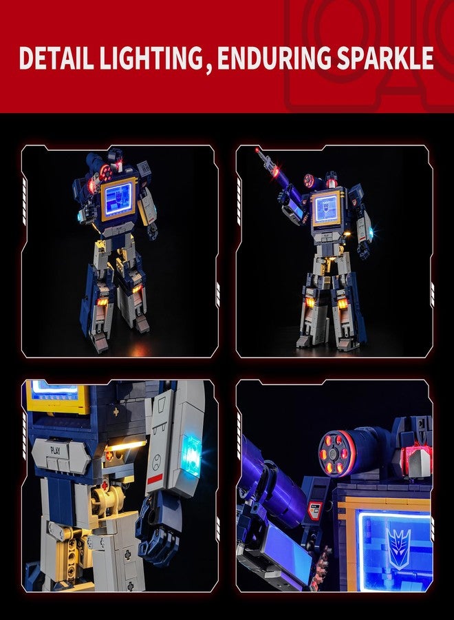BRIKSMAX 2.0 Light Kit for Lego-Transformers: Soundwave -Innovative Led Lighting Compatible with Lego Icons 10358 - Not Included Model Set - Image 3