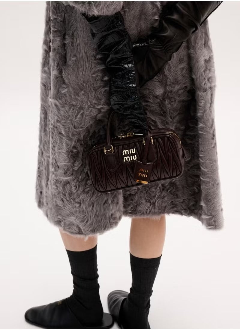 Miu Miu Miu Miu Small Arcadie Top Handle Bag in Matelassé Nappa Leather Crossbody Shoulder  - Image 2