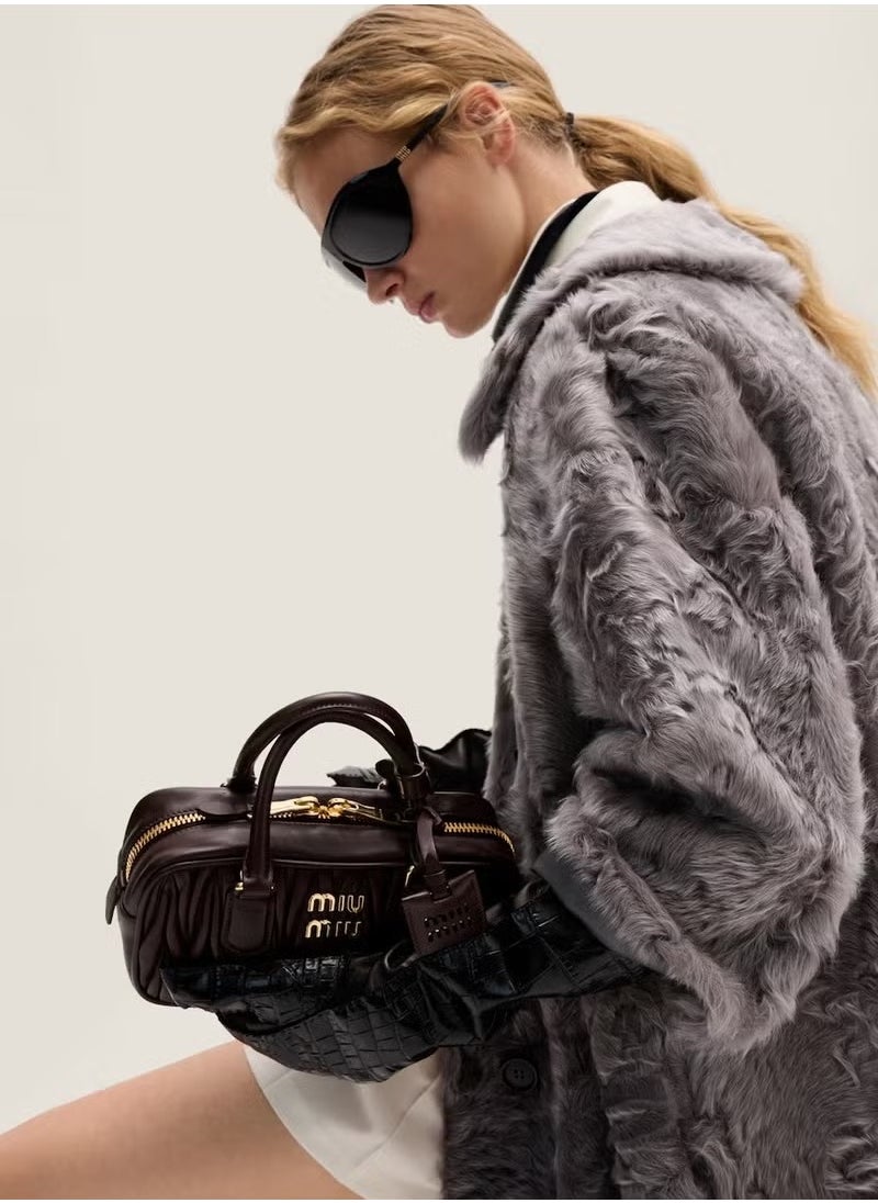 Miu Miu Miu Miu Small Arcadie Top Handle Bag in Matelassé Nappa Leather Crossbody Shoulder  - Image 3