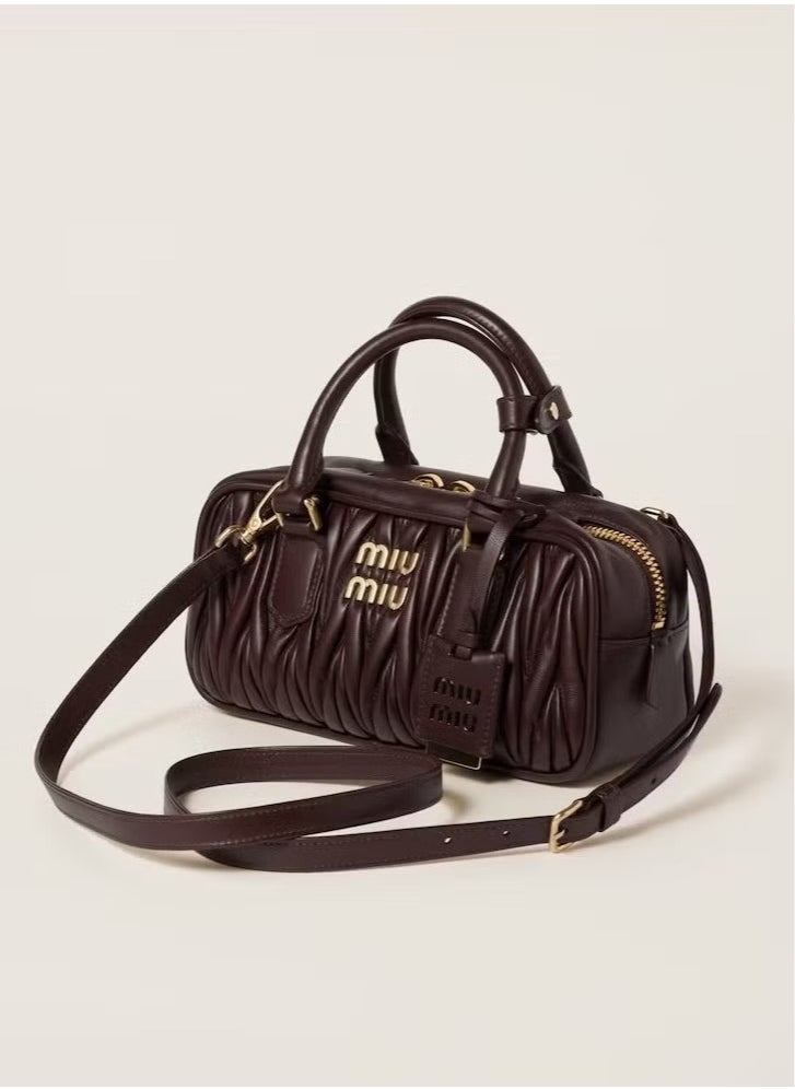 Miu Miu Miu Miu Small Arcadie Top Handle Bag in Matelassé Nappa Leather Crossbody Shoulder  - Image 4