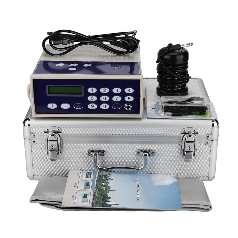 luckyfours Ionic Foot Bath Detox System, Body Ion Array Footbath Spa Cleanse Waist Belt Detoxiation Machine with Travel Case(us plug) - Image 1