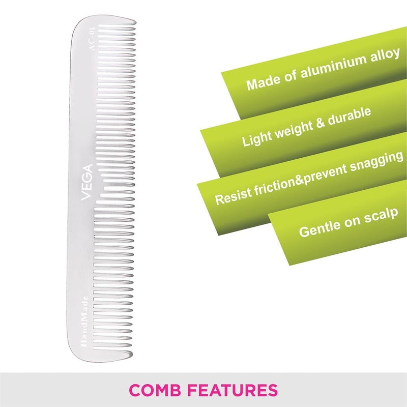 Vega Vega Graduated Dressing Comb silver 47 g - Image 4