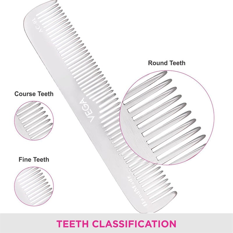 Vega Vega Graduated Dressing Comb silver 47 g - Image 5