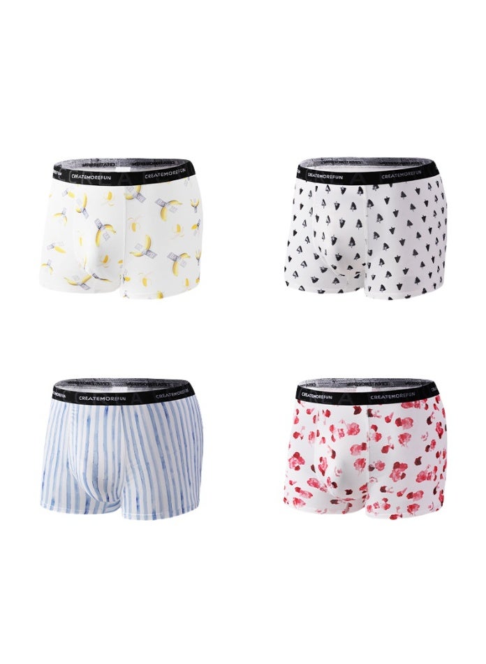 KUYING New Comfortable Skin friendly Breathable Underwear Set of 4  - Image 1