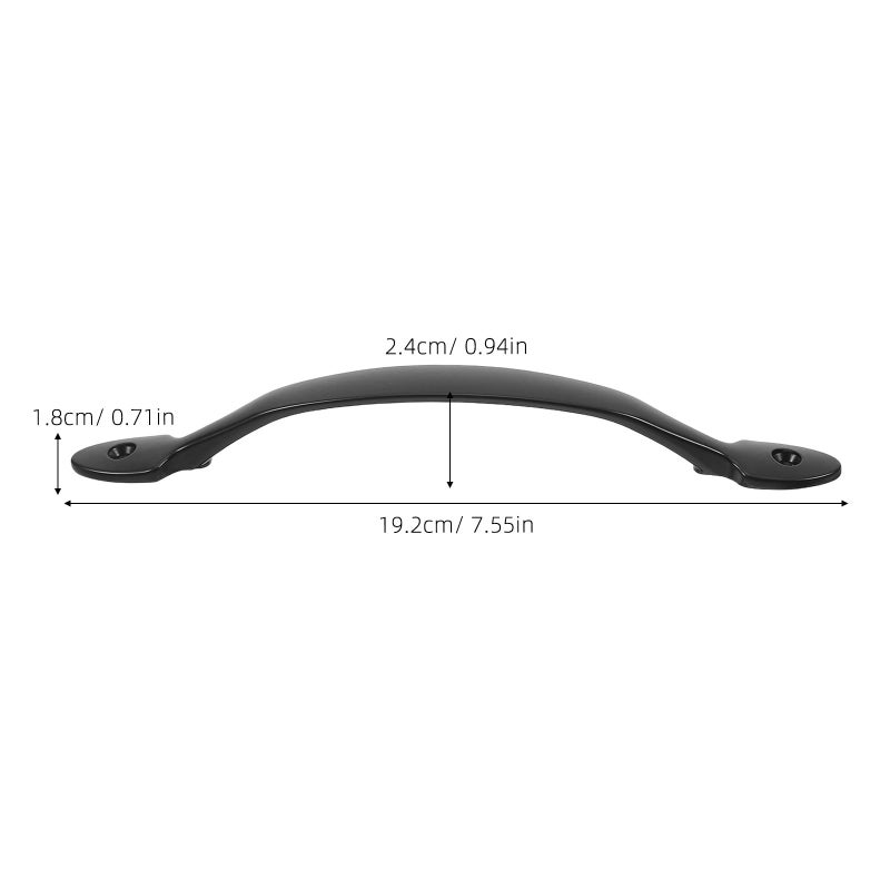 Rustic Zinc Alloy Cabinet Pulls 2pcs 128mm Hole Spacing for Kitchen Wardrobe Drawer Hardware - Image 3