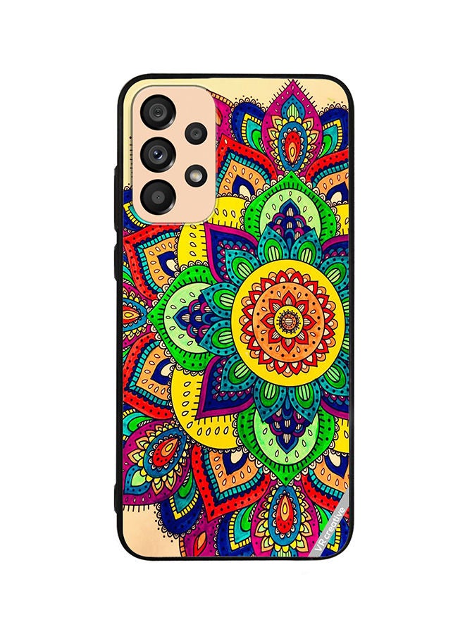 VR CREATIVE Protective Case Cover For Samsung Galaxy A73 5G Mandala Design Multicolour - Image 1