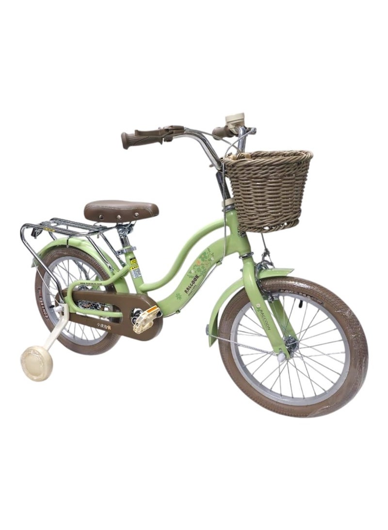 BABYCARA Kids Bike 12/14/16 Inch Assorted Cycling Removable Stabilizers Steel Frame with Basket and Air Tire  - Image 2