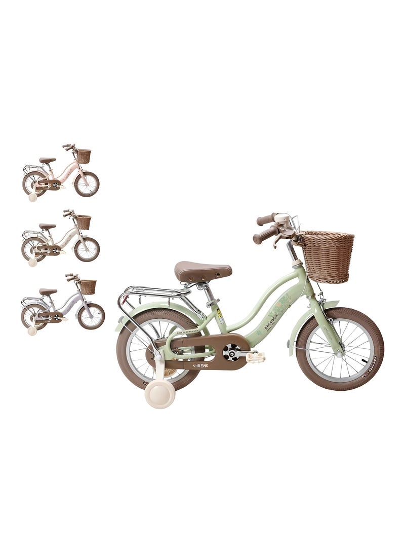 BABYCARA Kids Bike 12/14/16 Inch Assorted Cycling Removable Stabilizers Steel Frame with Basket and Air Tire  - Image 5