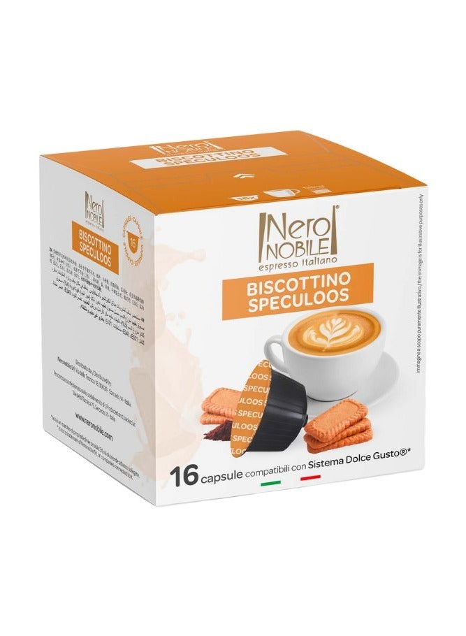 Nero NOBILE Biscottino Speculoos Dolce Gusto 16 capsules
