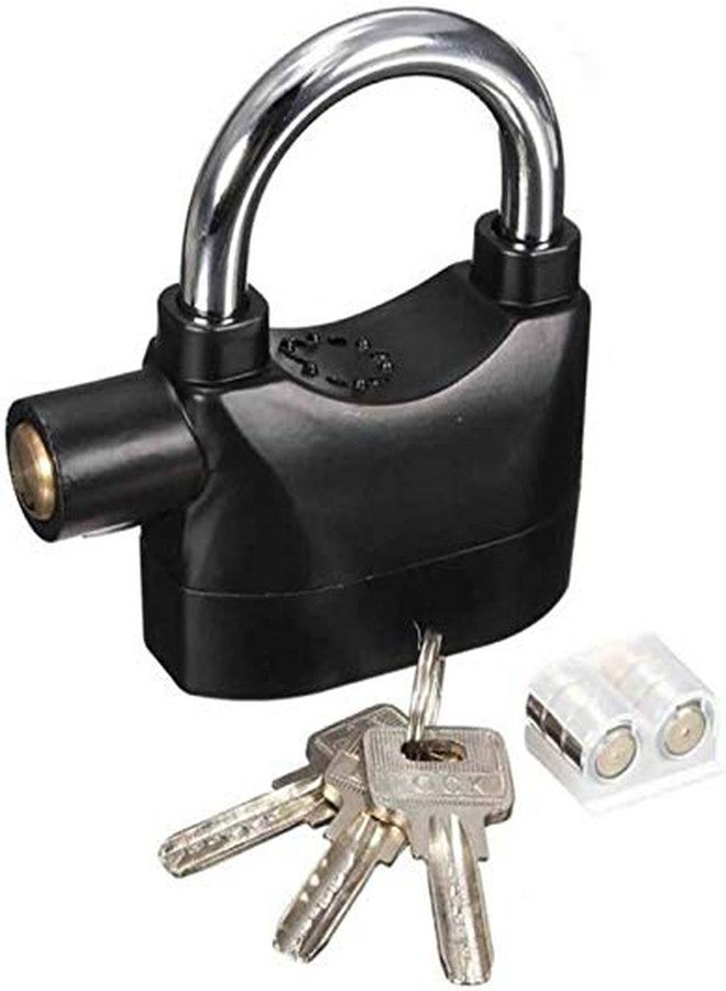 FStyler Portable Security Electronic Touch Siren Alarm Lock for Home/Bike/Cars/Office Safety Lock (Black) - Image 1