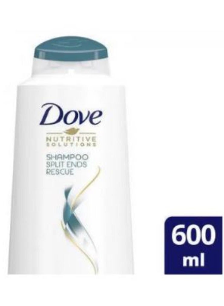 Dove Split Ends Rescue Shampoo 600 ml - Image 2