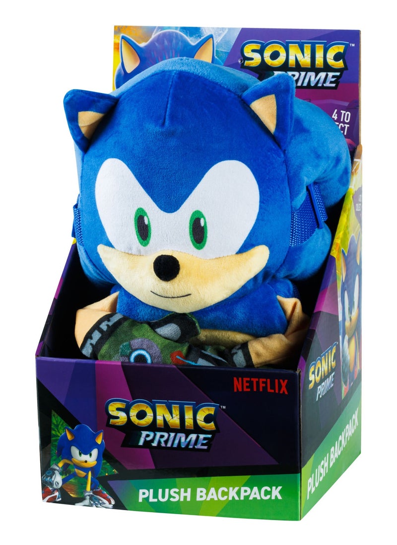 SONIC Sonic Plush Backpack 12-Inches, Assorted 1 Piece (Style & Color May Vary) | Plush Toy | Soft Toy | Perfect Gift for Kids & Adults  - Image 5