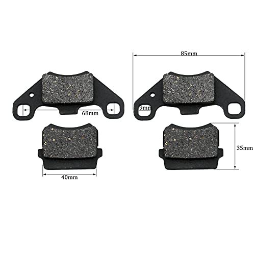 YD-PS001 2 Set Rear Disc Brake Pad Pads for Chinese Quad ATV Go Kart Coolster Taotao 50cc 70cc 90cc 110cc 125cc 150cc 200cc 250cc - Image 2