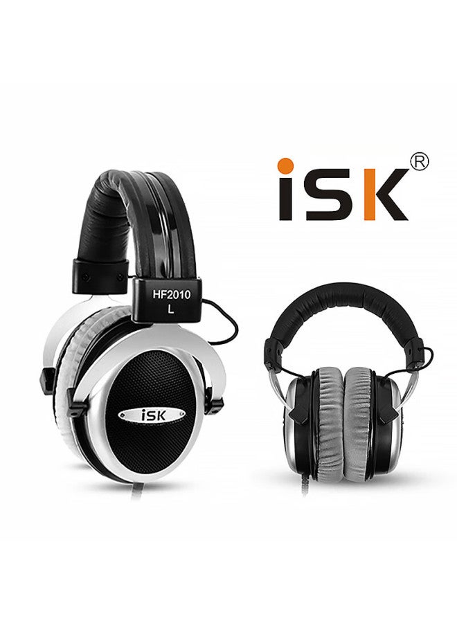 Isk Hf-2010 Professional Over-Ear Monitoring Headphones, Comfortable Full-Enclosed Cavity Design, Gaming Headphones For Computer, Mobile Phone, Sound Card, Karaoke, Recording, And Gaming Music - Image 4