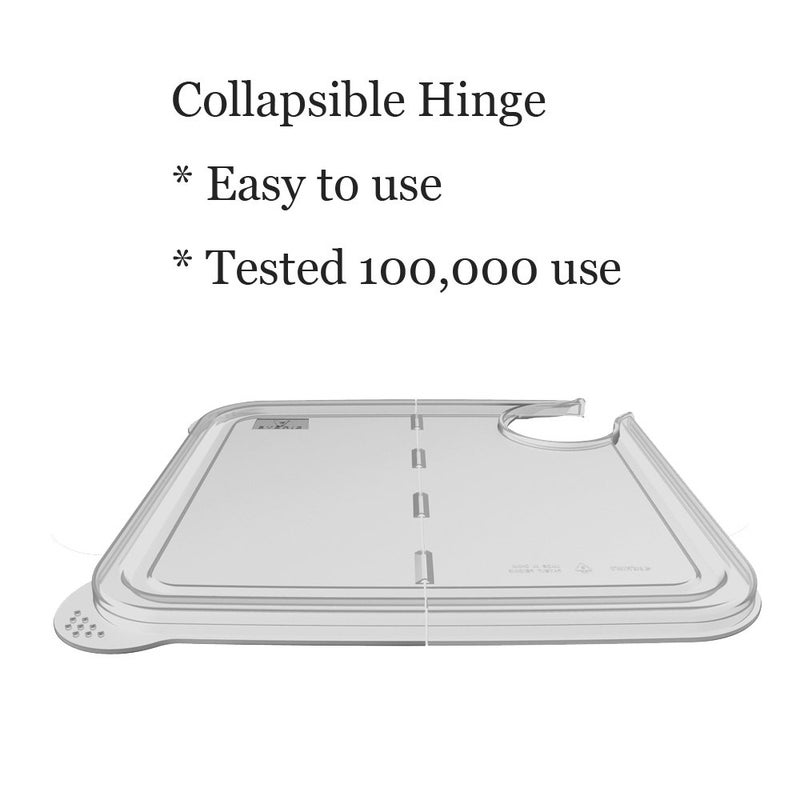 EVERIE Collapsible Hinged Lid Compatible with Anova Nano 750w, 800w, 900w, AN500-US00 1000w and Compatible with Rubbermaid Container 12,18,22 Quart(Corner Mount) - Image 3