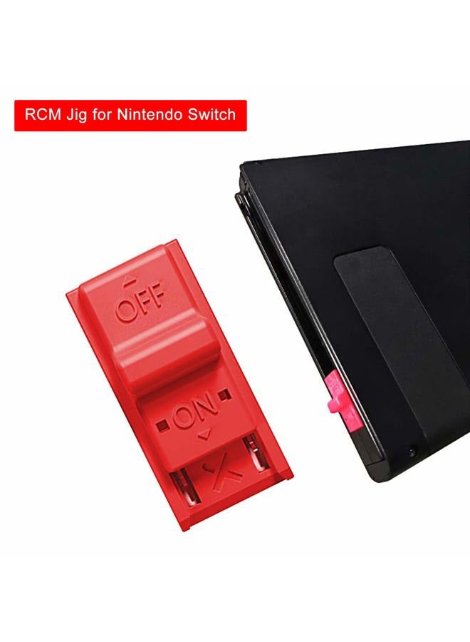 Sehawei أداة RCM، أداة توصيل قصيرة RCM لجهاز N-Switch Joycon Jig Dongle لوضع الاسترداد في NS، تستخدم لتعديل الأرشيف، ولعب المحاكي (أحمر) - Image 2