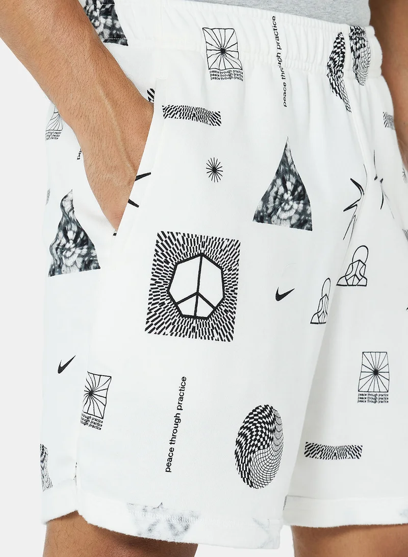 Nike Tech Fleece Graphics Yoga Training Shorts