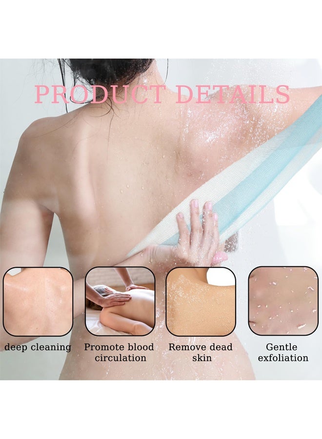 3Pack Mesh Exfoliating Shower Scrub  Towels - Image 3