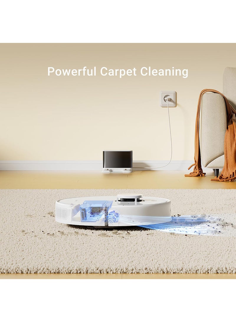 Dreame D9 Max Gen 2 Robot Vacuum Cleaner with Mop, 6000Pa Robot Vacuum Cleaner, LDS Navigation, Multiple Maps, Suitable for Floors/Carpets/Pet Hair, WiFi/APP Control, 2 Years Warranty 0.01 W D9 MAX Gen2 White - Image 5