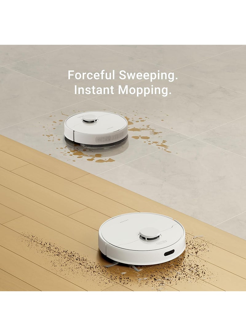 Dreame D9 Max Gen 2 Robot Vacuum Cleaner with Mop, 6000Pa Robot Vacuum Cleaner, LDS Navigation, Multiple Maps, Suitable for Floors/Carpets/Pet Hair, WiFi/APP Control, 2 Years Warranty 0.01 W D9 MAX Gen2 White - Image 3