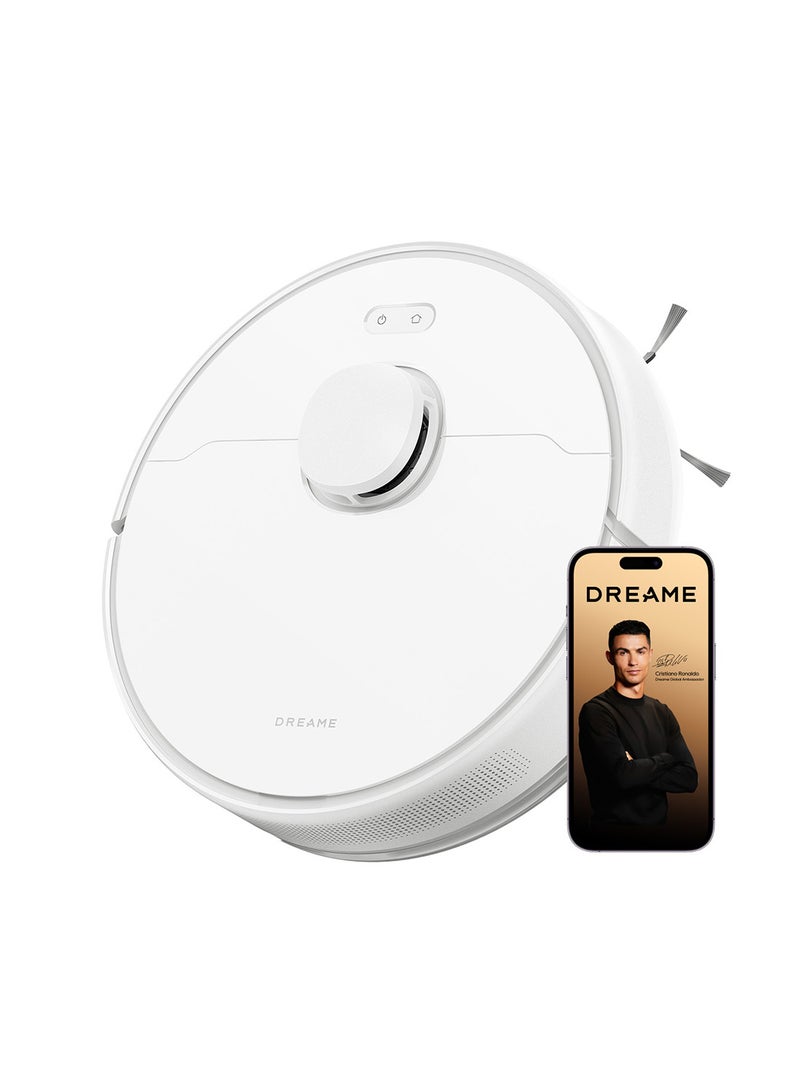 Dreame D9 Max Gen 2 Robot Vacuum Cleaner with Mop, 6000Pa Robot Vacuum Cleaner, LDS Navigation, Multiple Maps, Suitable for Floors/Carpets/Pet Hair, WiFi/APP Control, 2 Years Warranty 0.01 W D9 MAX Gen2 White - Image 1