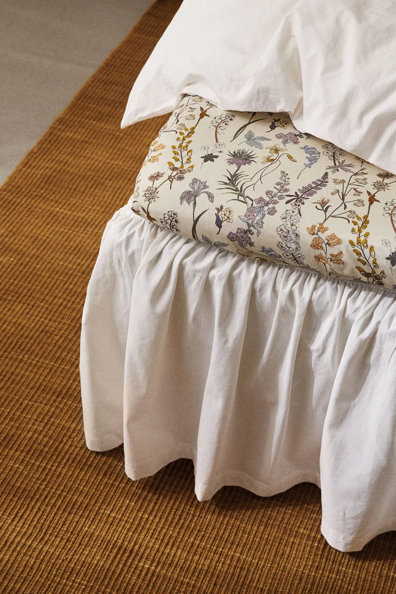 H&M Patterned cotton fitted sheet