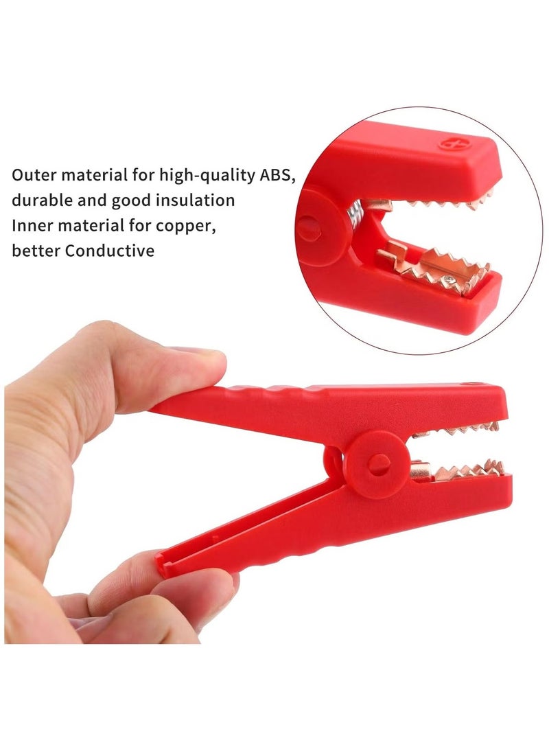 Jump Starter Cable with Battery Clamps - 12V Replacement Alligator Clips to EC5 Connector Car Jumper Cable for Emergency Portable Car Jump Start Battery Booster Cable 10AWG Wire - Image 3