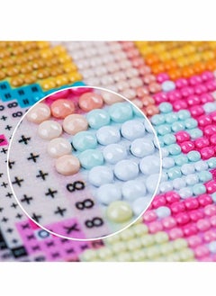 Excefore 5D DIY Diamond Painting Kits for Kids Adults Full Drill Crystal Diamond Dotz Gem Art Beads Paint Craft for Beginner Children Home Wall Decor Holiday Gift (lovely Panda 16 x12inch）  - Image 5