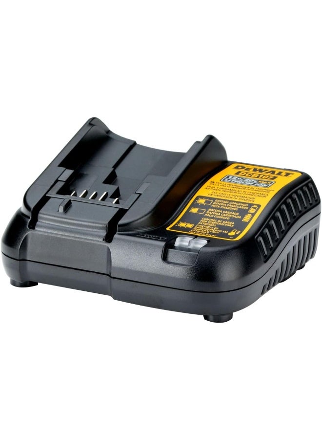 DEWALT مجدد - شاحن ديوالت DCB107 12V/20V MAX ليثيوم أيون (معبأ بكميات كبيرة) - Image 2