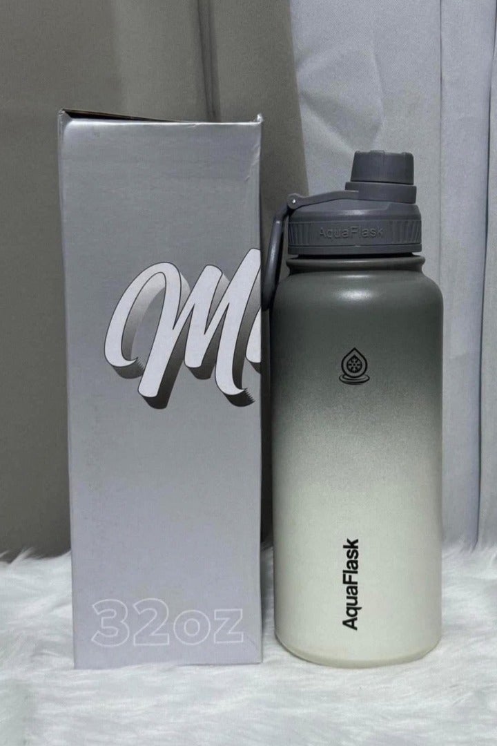 AquaFlask 32 oz with Spout Lid Vacuum Insulated Stainless Steel water bottle - Image 2