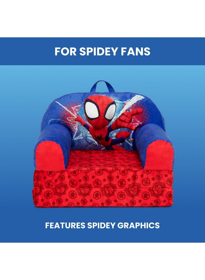 Delta CHILDREN Delta Children - Spidey and His Amazing Friends Cozee Buddy Flip-Out Kids Chair, Red - Image 3