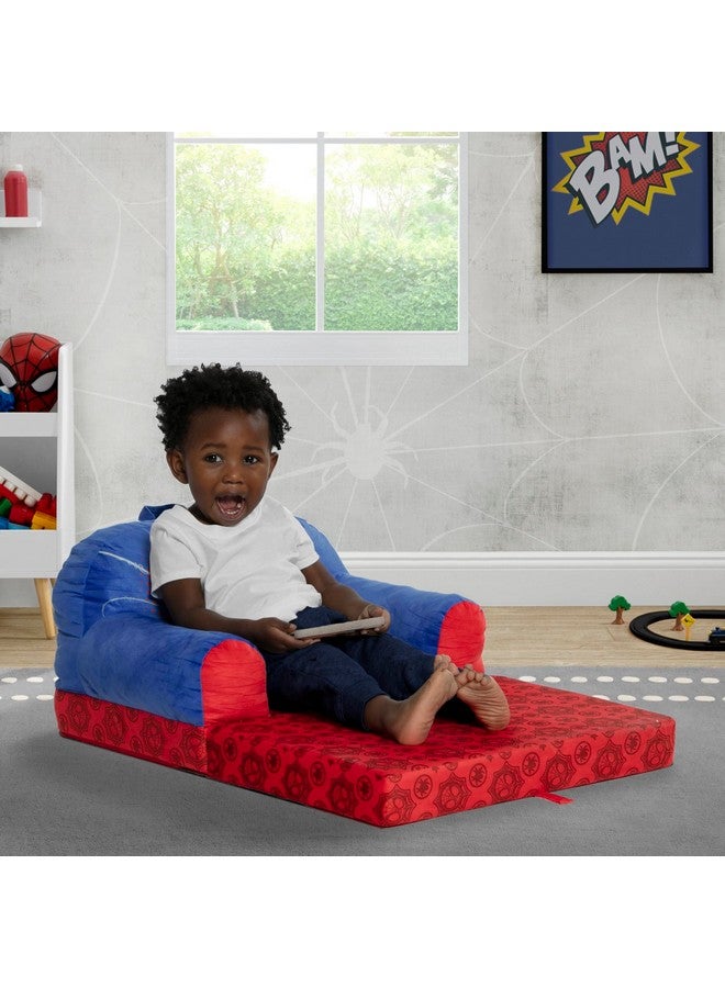 Delta CHILDREN Delta Children - Spidey and His Amazing Friends Cozee Buddy Flip-Out Kids Chair, Red - Image 1