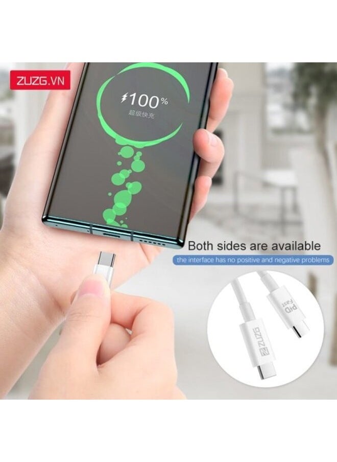 Generic - Type-C fast charging cable - 60 W - data transfer speed of 480 MB/s - Image 1