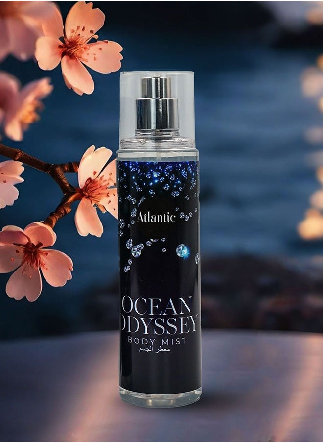 Atlantic Ocean Odyssey Body Mists Long Lasting Body Spray Pack of 2 Body Mist 250ml & 150ml