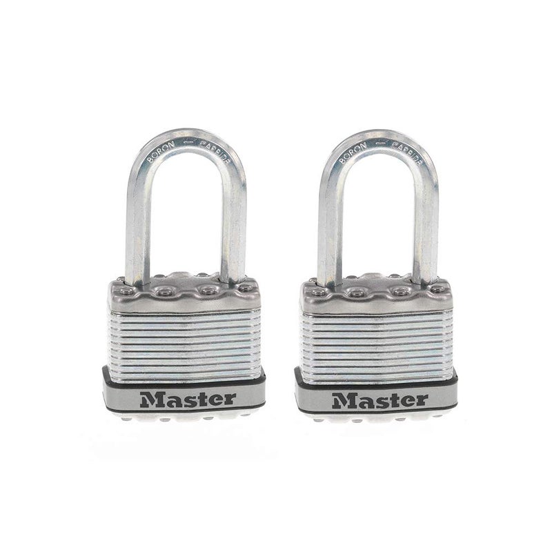 Master Lock M1XTLF Magnum Heavy Duty Padlock with Key 2 Pack KeyedAlike