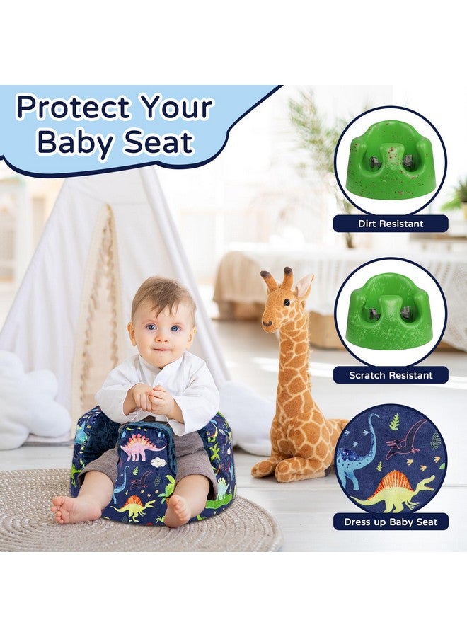 DAYEEBALL Seat Cover Compatible with Bumbo Seat, Soft and Breathable Baby Floor Seat Cover for Baby Boy & Girl (Cover Only), Dinosaur - Image 4