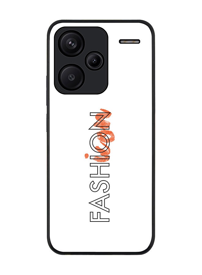 Stylizedd Rugged Black Edge Case for Xiaomi Redmi Note 13 Pro Plus, Slim fit Case Flexible Anti Drop TPU Gel Thin Cover -  Fashion Icon - Image 1