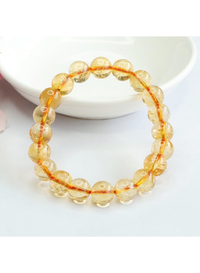 NeeMee Natural Yellow Citrine Bracelet - Brazilian Gemstone Jewelry - Natural Energy Stone - Image 5