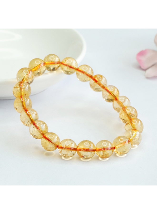 NeeMee Natural Yellow Citrine Bracelet - Brazilian Gemstone Jewelry - Natural Energy Stone - Image 2