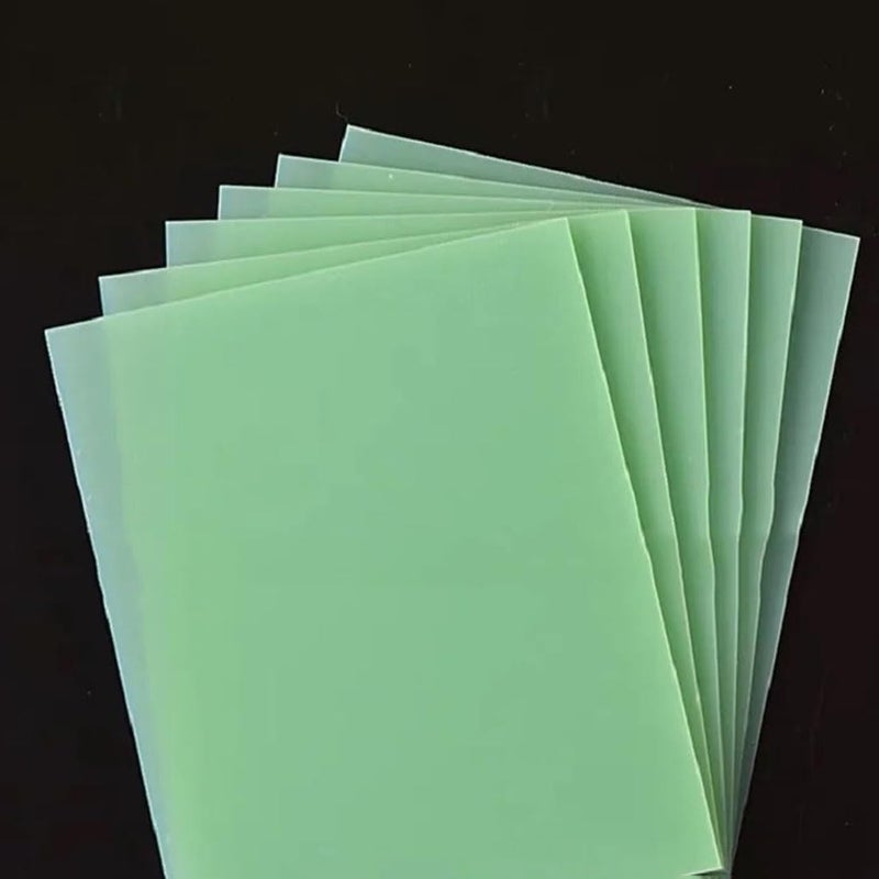Fiberglass Sheet, 1pcs 0.5/1/1.5/2/3/4/5mm Thickness FR4 Light-Green G10 Epoxy Plate， 3240 FR-4 Resin Board Glass Fibre(1.5mm,235x235mm) - Image 2