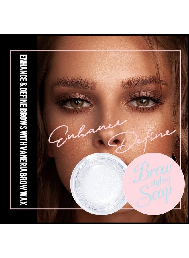 VANERIA VANERIA Eyebrow Gel Clear,Brow Soap,Eyebrow Brush With Double Head,Clear Eyebrow Setting Gel for Feathery & Fluffy & Brow Freeze,Long Lasting Waterproof.14g - Image 4